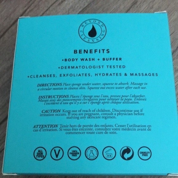 Spongelle body was infused buffer beach grass 3 oz multi use - Picture 2 of 3